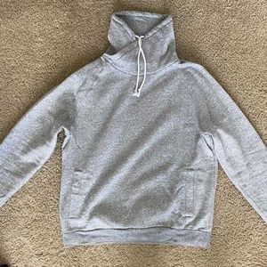 H&M Grey High-Collar Sweatshirt